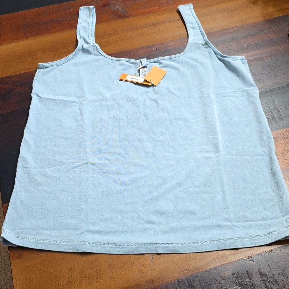 SKIMS New Vintage Scoop Neck Tank Denim 3X NWT